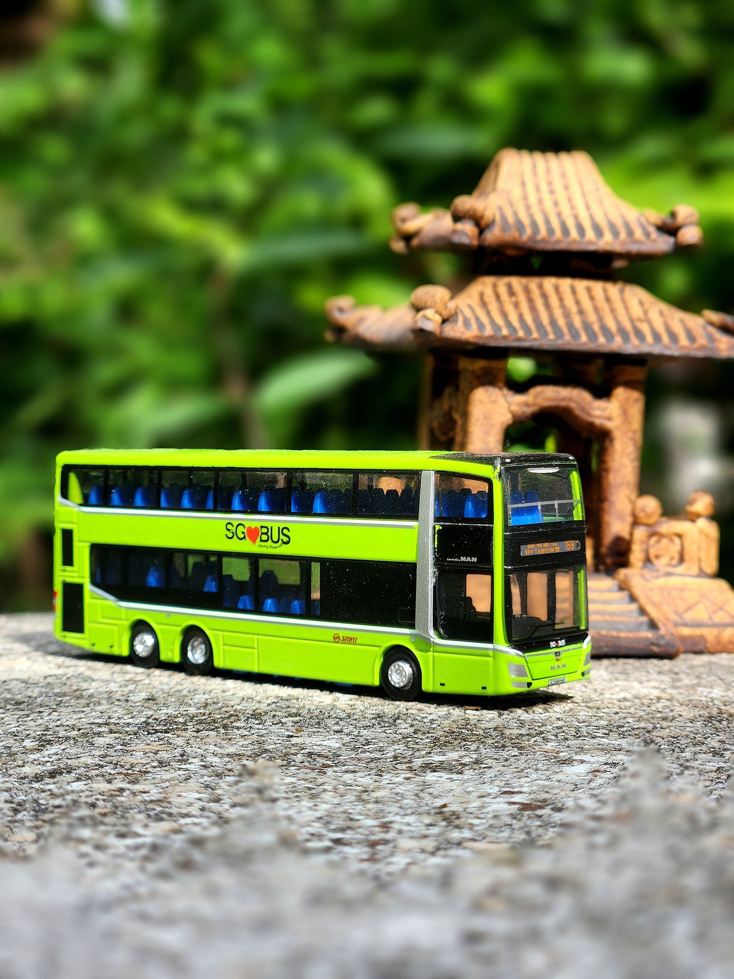 Bus toy ,service 72, Singapore