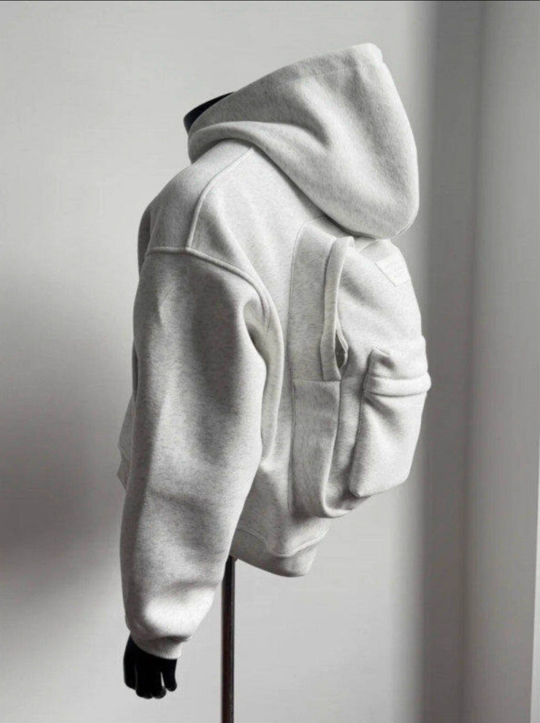Hoodie with Built-In Backpack | Travel Jacket for Airport, School, Outdoor & Dai