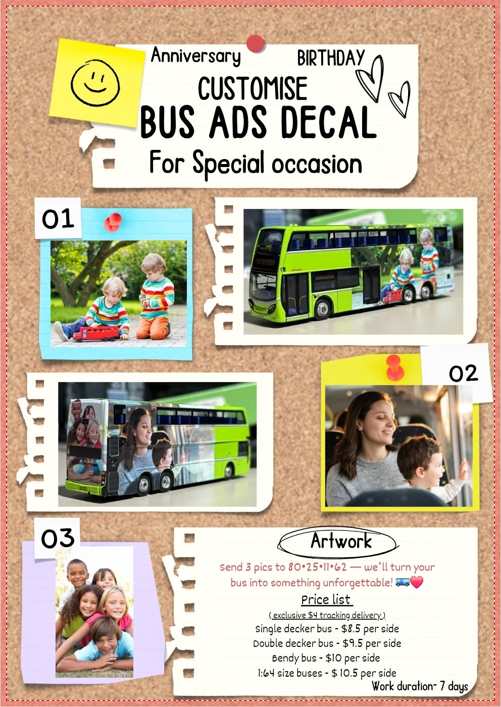 Bus customised adds service