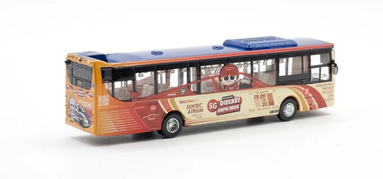 Singapore A&S bus ,toy ,expo edition ,private bus company