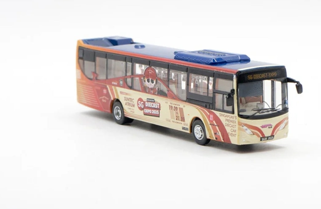 Singapore A&S bus ,toy ,expo edition ,private bus company