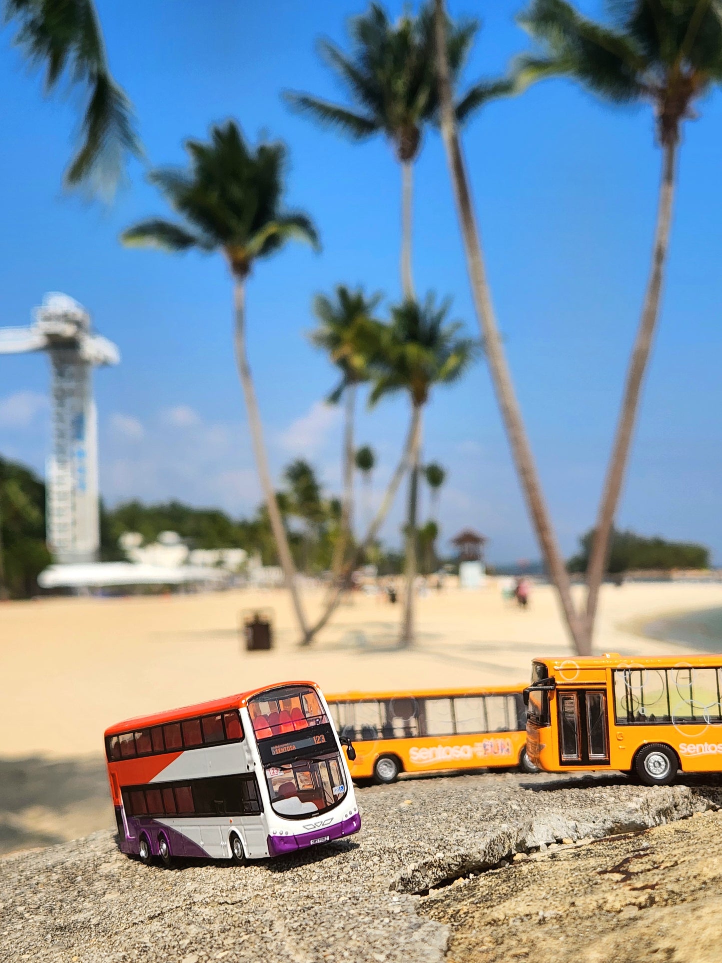 Bus toy , Singapore bus ,service 109