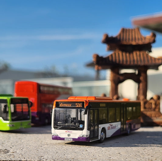 Bus Singapore, toy , service 506 Express ,vintage, for collecting
