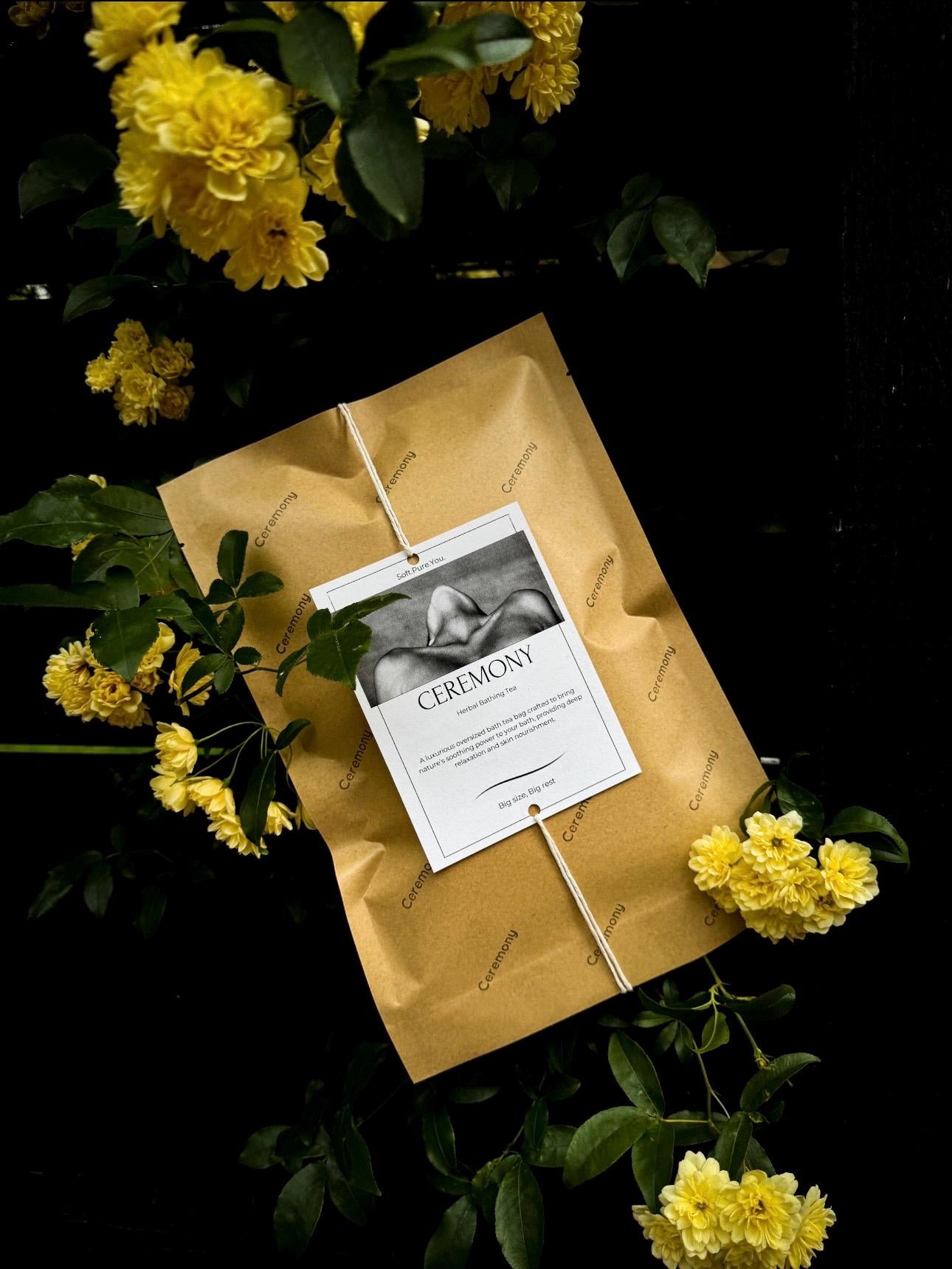 Giant Herbal Bath Tea Bag: Luxury Botanical Soak, Handmade in UK