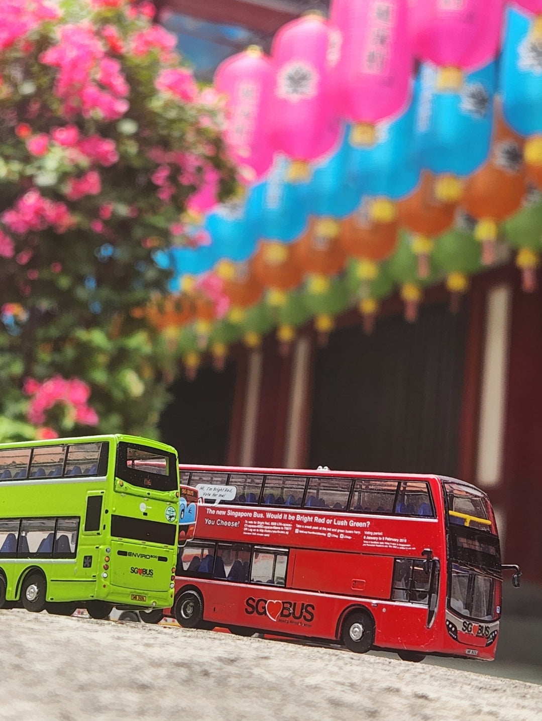Bus toy combo ,Singapore, service 106 & 188