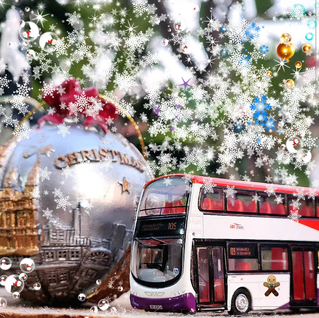 Bus toy , Singapore bus ,service 109