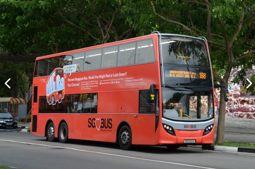 Bus toy combo ,Singapore, service 106 & 188