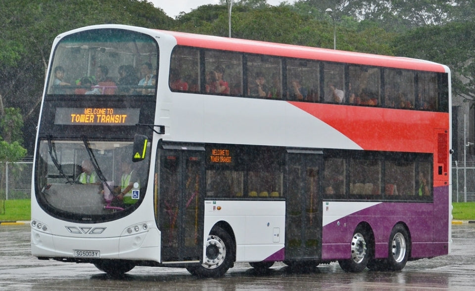 Bus singapore,  off service