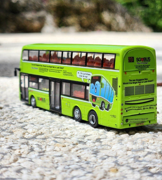BUS TOY SINGAPORE SERVICE 20,VOLVO MODEL