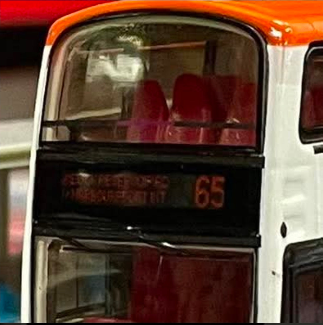 Bus toy Singapore service 65 to Harbour Front Int