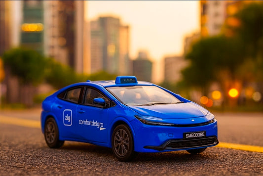 Taxi toy Singapore blue, ComfortDelGro