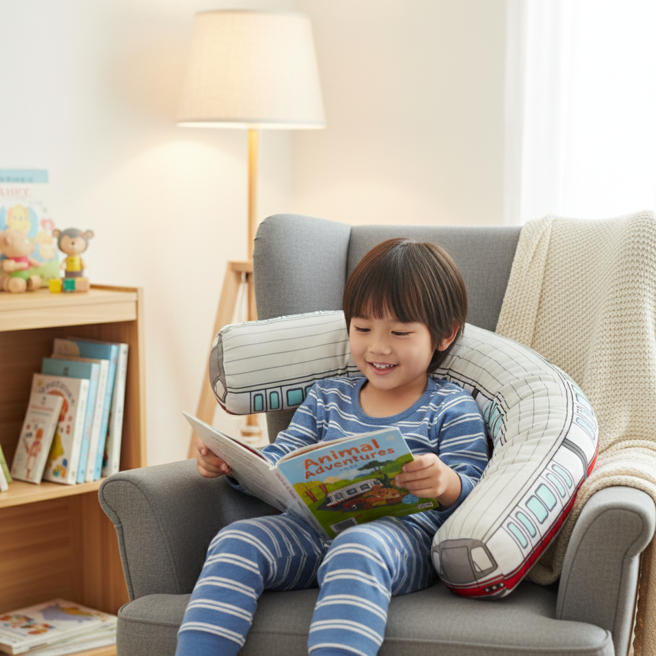 Train booster plush ,Singapore, gift for kids