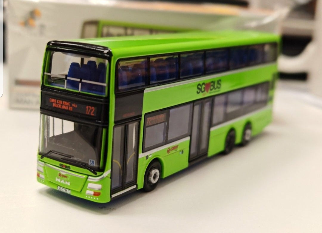 Bus toy Singapore, service 172 ,MAN model