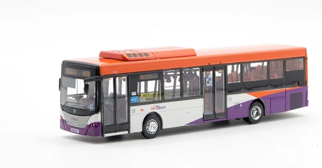 Bus toy Singapore, service 410W ,scania model ,SBS Transit