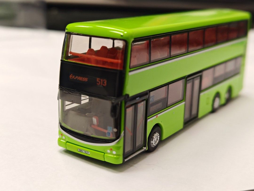 Singapore bus toy, service 513 Express, Volvo model