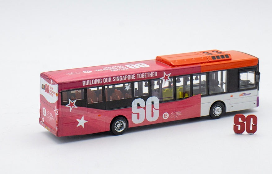 SINGAPORE BUS TOY, SPECIAL EDITION FOR SG60 celebration