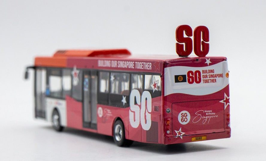 SINGAPORE BUS TOY, SPECIAL EDITION FOR SG60 celebration